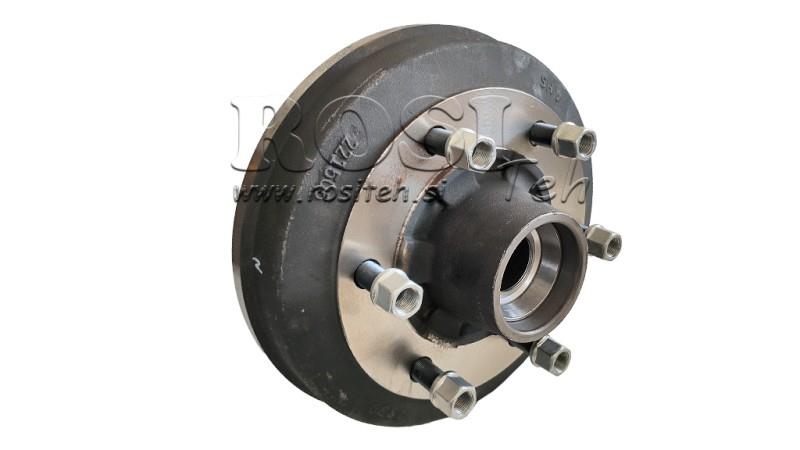 BRAKE DRUM 080-100 300X060 FOR AXLE 1500mm