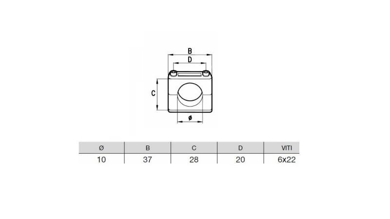 PIPE BRACKET Dia.10