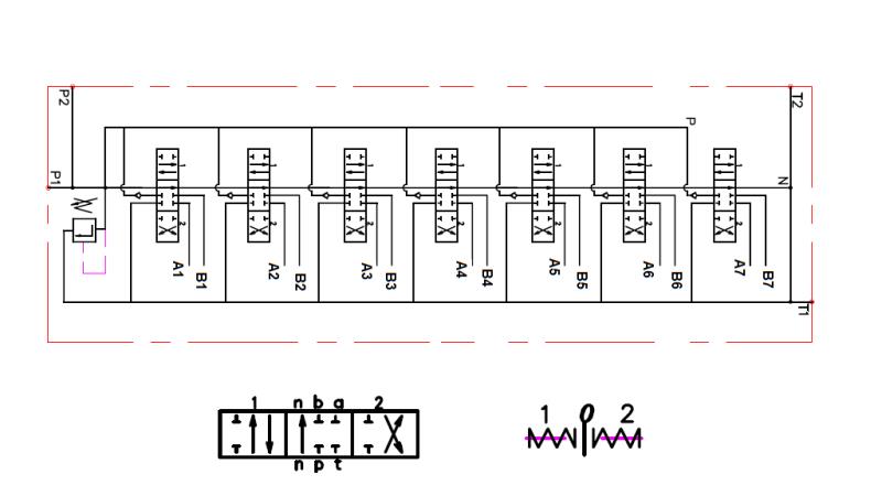 HIDRAULIKUS SZELEP 7xPC70 + 2X JOYSTIC