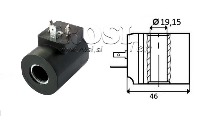 ELEKTRO MAGNETNA TULJAVA 24V DC - M19-12DN - fi 19,15mm-56mm 33W