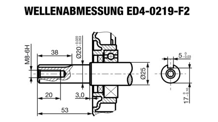 disel motorok 219cc-3,13kW-3.600 U/min-H-KW20x53-kézi inditás