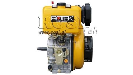 diesel engine 418cc-7,83kW-10,65HP-3.600rpm-E-TP26x77-electric start