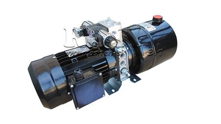 MINI AGGREGATO CILINDRICO 380V AC (1,5 kW) - 5,8 cc - 8,2 lit/min - cisterna 6 lit