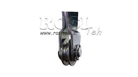 PULL LEVER L280 WITH PULLEY FI24mm