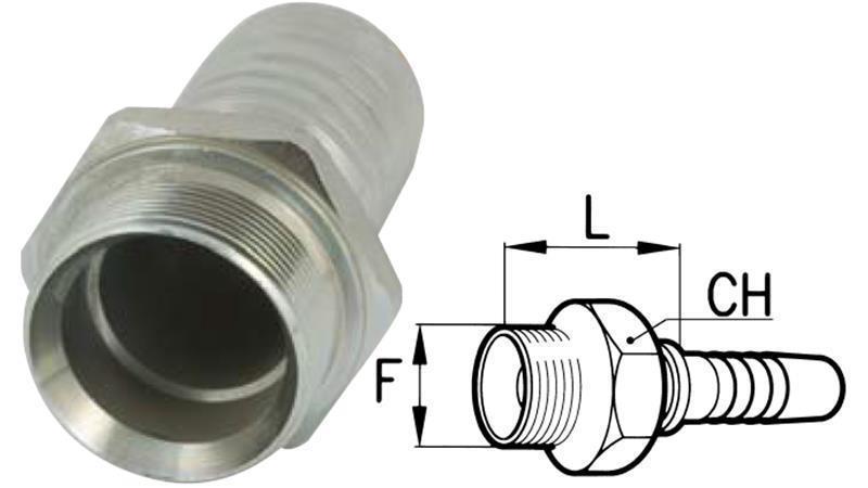 POŁĄCZENIE HYDRAULICZNE BSP MĘSKIE DN6-M10X1