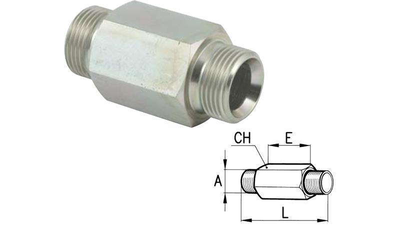 ADAPTER HYDRAULICZNY MĘSKI-MĘSKI 3/4