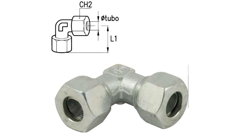 HYDRAULIC JOINT L-18 WITH NUT
