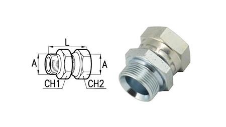 HYDRAULIC STUD FITTING MALE SWIVEL NUT 1/2