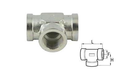 HYDRAULIC T COM FEMALE-FEMALE 3/4