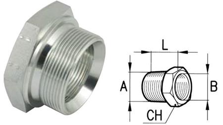 HIDRAVLIČNI ADAPTER MOŠKI-ŽENSKI 1/2-3/8