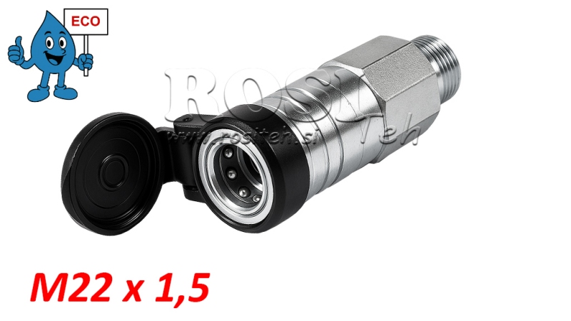 RÝCHLOSPOJKA TRACTOR SAMICA 3CFPV PUSH - PULL M22x1,5 - ECO