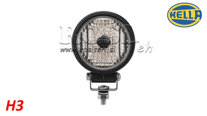 TRACTOR WORK LIGHT ROUND H3 HELLA HALOGEN