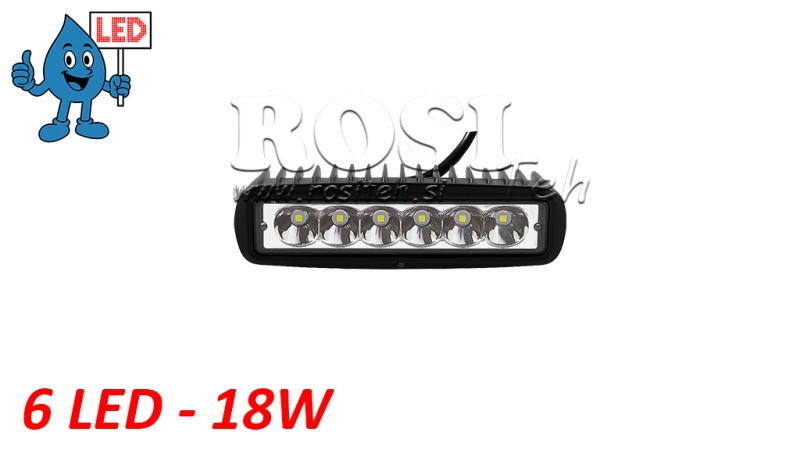 LED MUNKALÁMPA 6 LED 18W 12-24V