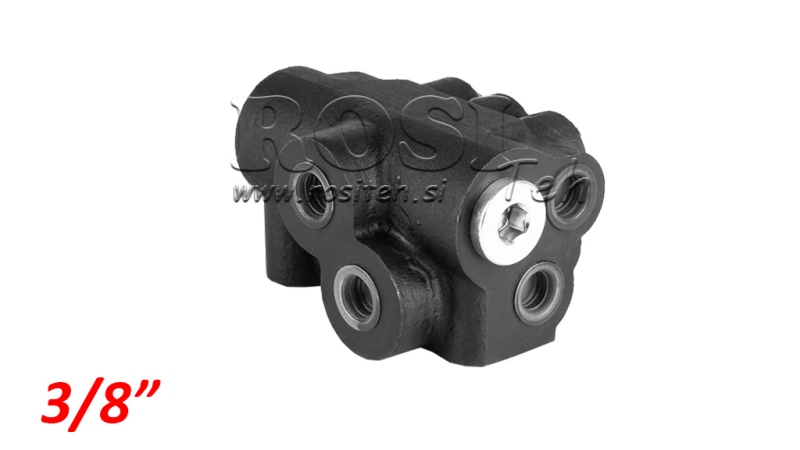 ХИДРАВЛИЧЕН КЛАПАН ЗА МАРКЕР ДВУСТРАНЕН 3/8