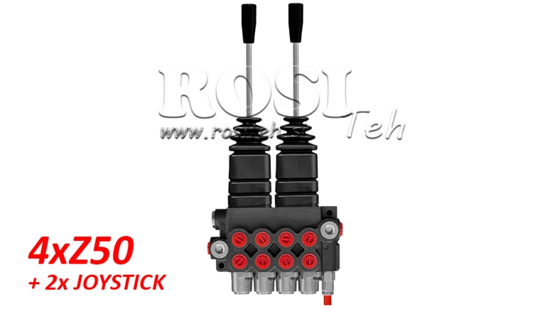 HIDRAULISKAIS VĀRSTS 4XZ50 + 2X JOYSTICK