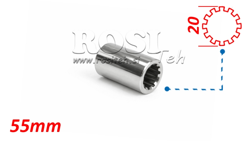 P.T.O. АДАПТЕР PUŠA 20x17-z12