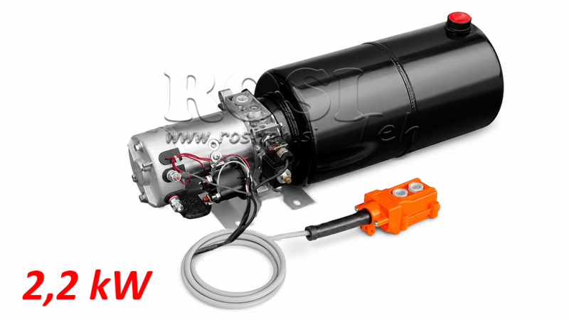 MINI HIDRAULISKAIS EĻĻAS DZESĒTĀJS 24V DC - 2.2kW = 2.1cc - 12 lit