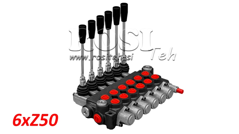 HIDRAULIKUS VEZÉRLŐTÖMB 6xZ50
