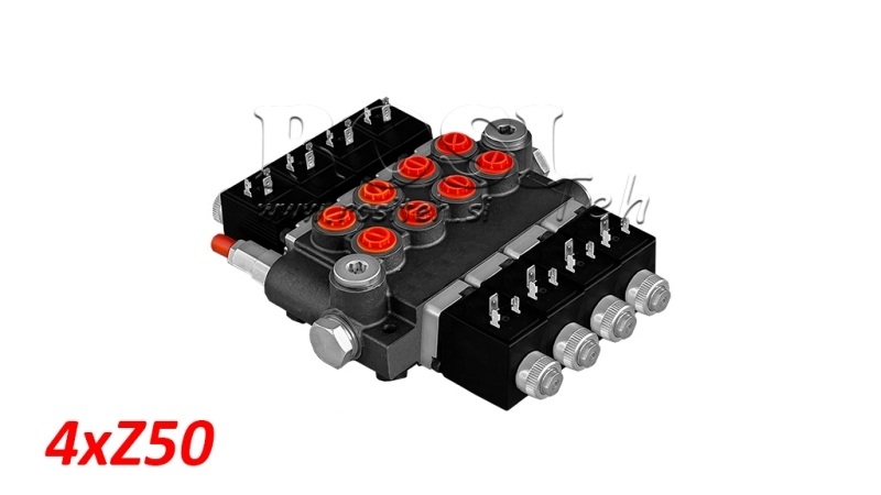 ELECTRO-HYDRAULIC MONOBLOCK VALVE 4xZ50