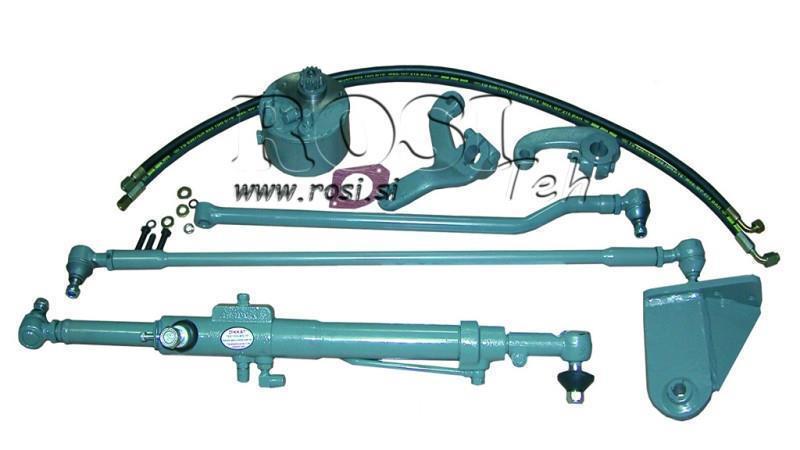 AUXILIÆR HYDRAULISK STYRINGSSÆT MASSEY FERGUSON 135 - Modificeret Aksel