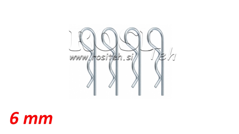 FEDERVORSTECKER 6 mm (8 Stück)