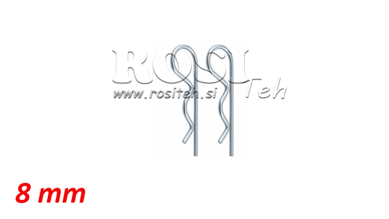 FEDERVORSTECKER 8 mm (2 Stück)