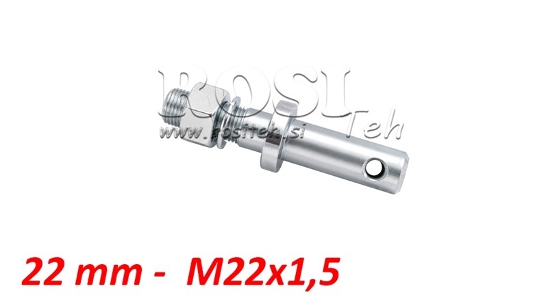 ČAP SPODNÉHO ZÁVESU fi22mm ZÁVIT M22x1,5