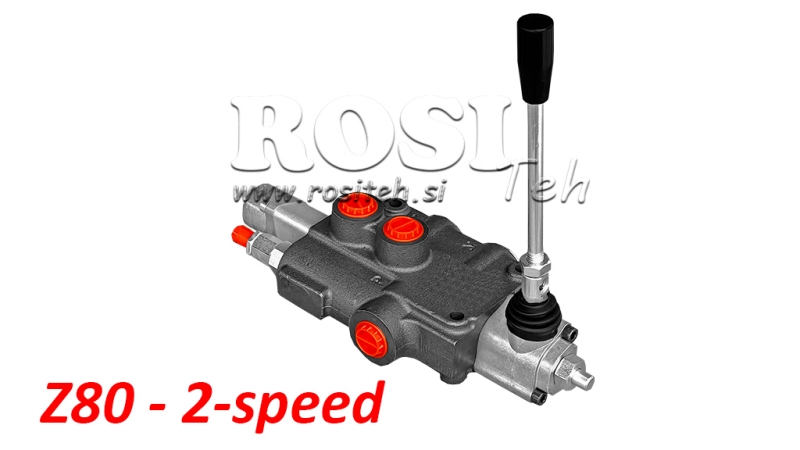 VÁLVULA HIDRÁULICA P80 - DOBLE VELOCIDAD