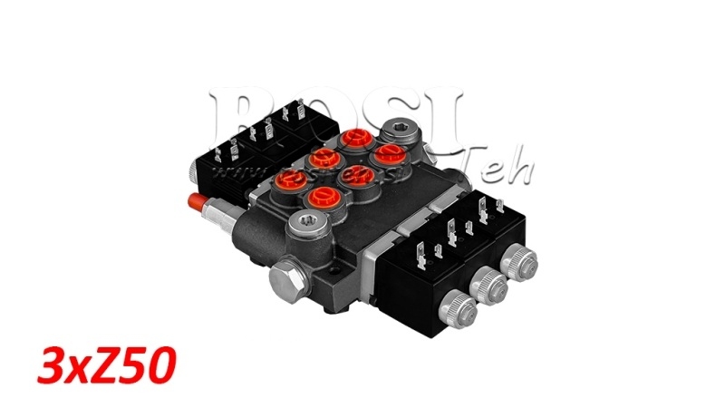 ELEKTROHYDRAULISCHE MONOBLOKKLEP 3xZ50