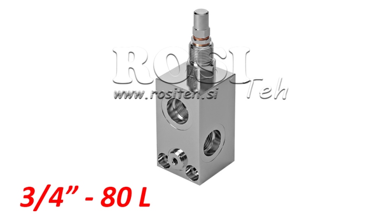 HIDRAULINIS SLĖGIO REGULIATORIUS VMP 3/4 20-260 BAR - 80LIT