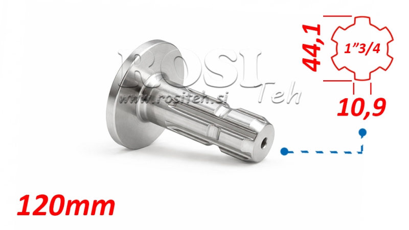 P.T.O. ADAPTER WITH FLANGE 1