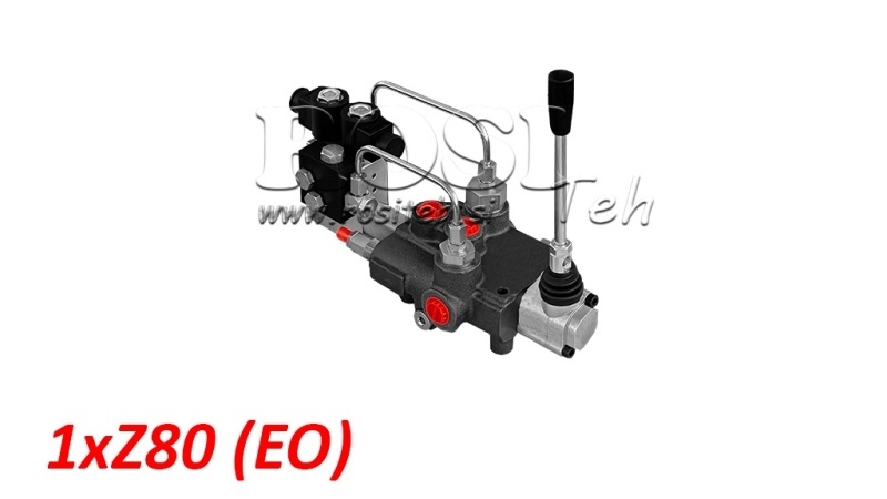 ELEKTRO-MANUELLES HYDRAULISCHES MONOBLOCKVENTIL 1xZ80
