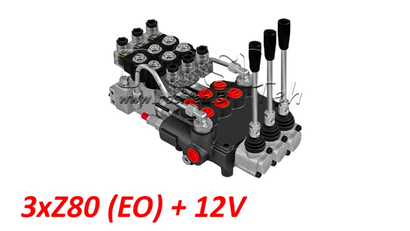 ZAWÓR HYDRAULICZNY 3XP80 - EO+12V