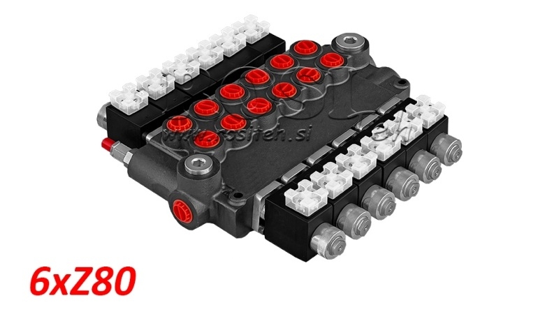 ELEKTROHYDRAULICKÝ MONOBLOKOVÝ VENTIL 6xZ80