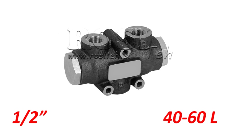 ΥΔΡΑΥΛΙΚΗ ΒΑΛΒΙΔΑ ΔΙΑΝΟΜΗΣ ΡΟΗΣ V01006 40 - 60 ΛΙΤ - 1/2 - 250 BAR (ΜΕΓ.300 BAR) V-EQ30