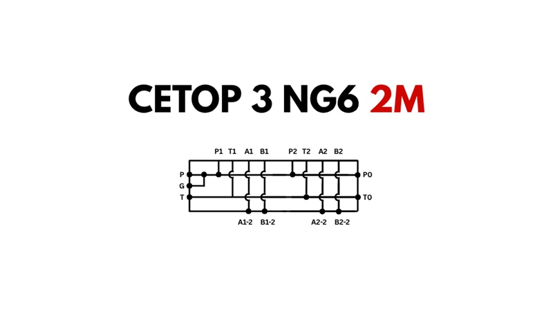 ALAPLAP CETOP3 NG6 2M