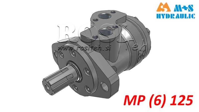 MOTOR HIDRÁULICO MP 125 CC - 6 DIENTES