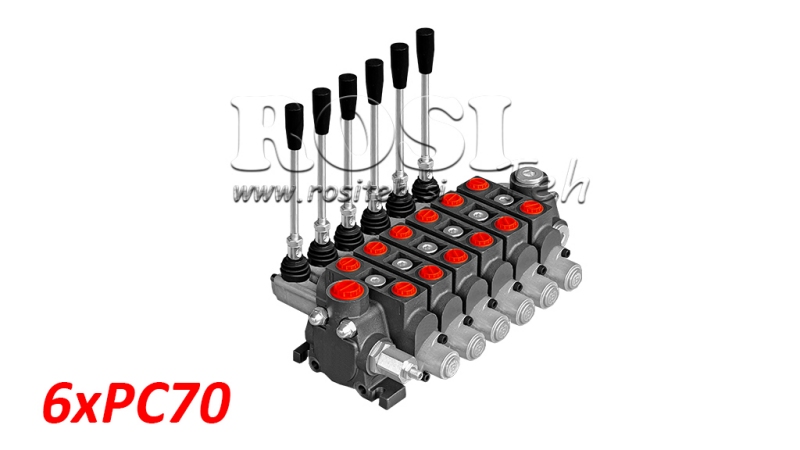 HIDRAULIKUS SZELEP 6xPC70