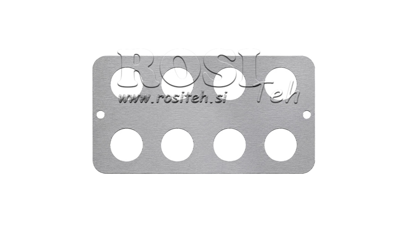PLAQUE EN ALUMINIUM POUR MANIPULATEUR POIGNEE ERGOKIT 8 TROUS