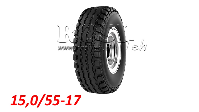 15,0/55-17 ANHÄNGERREIFEN AW909 (14 PR) MIT FELGE 13,00 x 17
