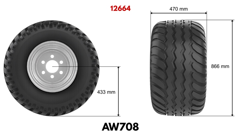 19.0/45-17 GUMI AW708 14pl ABRONCSAL 16,00X17