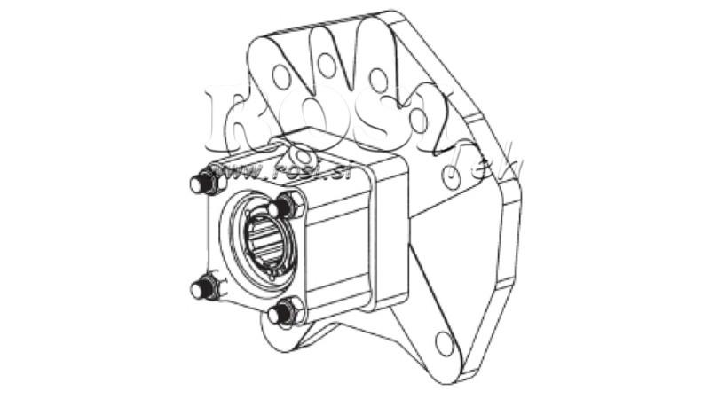 ULOSTULO HYDRAULISILLE PUMPEILLE - MERCEDES G100