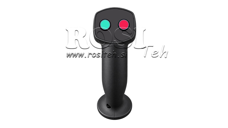 POIGNE DE COMMANDE A DISTANCE ROSI - 2 BOUTONS + BOUTON SUPPLEMENTAIRE ( NON-PROPORTIONNEL)