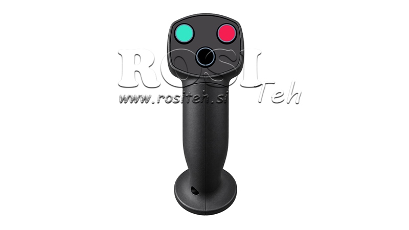 POIGNE DE COMMANDE A DISTANCE  ROSI - 3 BOUTONS + BOUTON SUPPLEMENTAIRE ( NON-PROPORTIONNEL)