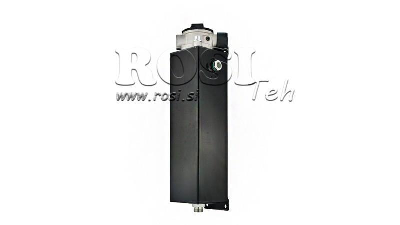 METALLTANK 3 LITER WÜRFEL 100x113x350mm KOMPLETT MIT AUSRÜSTUNG