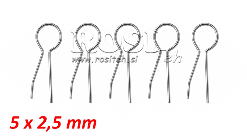 SADA ZÁVLAČIEK DIN 94 5x2,5 (5kom)