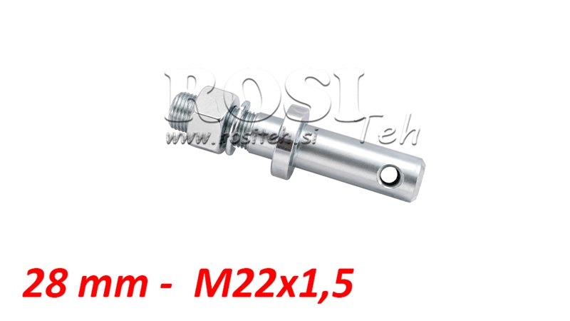 ČAP SPODNÉHO ZÁVESU fi28mm ZÁVIT M22x1,5