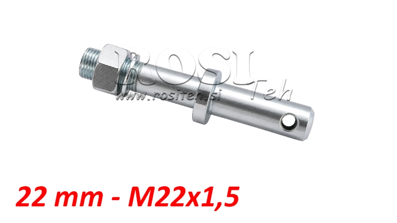 ČAP SPODNÉHO ZÁVESU fi22mm PREDĹŽENÝ ZÁVIT M22x1,5