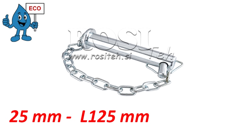 SICHERHEITSKEIL 25mm - L125mm - mit Kette