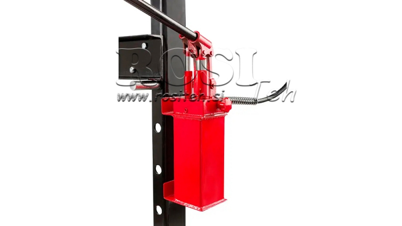 HYDRAULISCHE WERKSTATTPRESSE FÜR LAGER 20T - Doppelpumpe